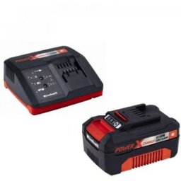 Einhell Cargador y batería 4.0 Ah Power X-Change. Rojo / Negro