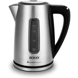 Sogo Hervidor de agua KET-SS-7785 con capacidad 1.7 litros. Plata