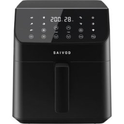 Saivod Freidora de aire KB6017E 6,5 litros. Negro