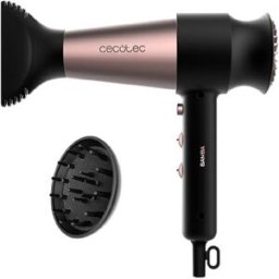 Cecotec Secador de pelo BLDC IoniCare RockStar Retro. Negro