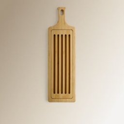 El Corte Inglés Tabla de bambú para cortar pan . Natural