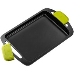 Bra Plancha rectangular lisa Foodie . Negro