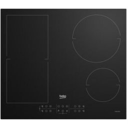 Beko Placa inducción zona flexible - HII 64200 FMT. Crystal Black