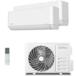 Daitsu Aire acondicionado Multisplit 2x1 Inverter con 2236 frig-h + 2923 frig-h - FREE MAX DSM-912KDT UE18. Blanco