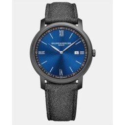 Baume & Mercier Baume & Mercier - Reloj de hombre Classima M0A10780 textil gris. Azul
