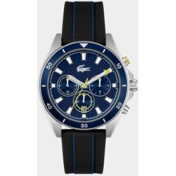 Lacoste Reloj de hombre Mainsail 2011361 de silicona azul. Azul