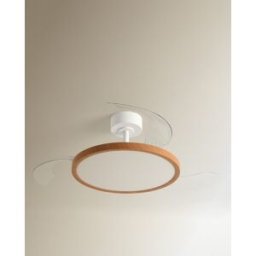 El Corte Inglés Ventilador de techo con luz LED y motor DC Menorca. Natural