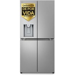 LG Frigorífico americano Inverter Linear Compressor, 178,70 cm, con dispensador, inox - GML860PYFE. Acero antihuellas
