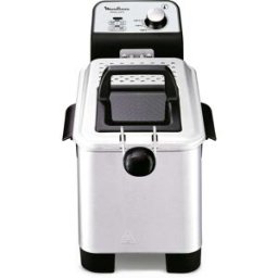 Moulinex Freidora Easy Pro AM3380 semiprofesional de 3L. Plata