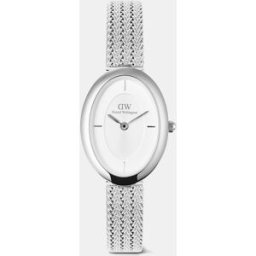 Daniel Wellington Reloj de mujer Juliette DW00100884 de malla de acero. Blanco