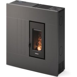 FREEPOINT Estufa pellet pasillera res 7 up antracita. Negro