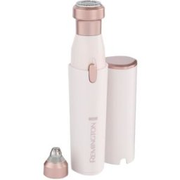 Remington Depiladora facial BareMe™ de con dos cabezales intercambiables. Blanco / Rosa