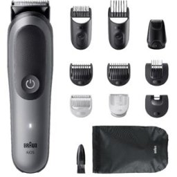 Braun Recortadora Todo En Uno Series 5, Kit 11en1, AIO5560. Gris