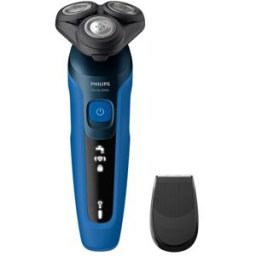 Philips Afeitadora eléctrica Serie 5000, máquina de afeitar hombre en seco y mojado, 50 min de autonomía, recortador.