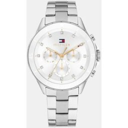 Tommy Hilfiger Reloj de hombre multifunción Mellie 1782707 multifunción de acero. Plata