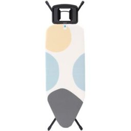 Brabantia Tabla de plancha 124x45 Spring Bubbles . Negro