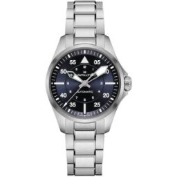 Hamilton Reloj de mujer automático Khaki Aviation Pilot de 36 mm H76215140 de acero. Azul