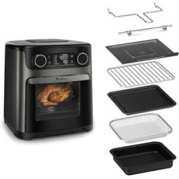 Moulinex Freidora de aire y horno AL5558 Easy Fry Multifunction 15 L, 9 en 1, hasta 230 °C. Negro