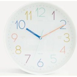 Acctim Reloj de pared con números multicolor Afia . Multicolor