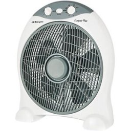 Orbegozo Ventilador de mesa Box Fan BF 0130 con 3 velocidades.