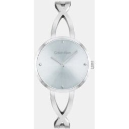Calvin Reloj de mujer Sculpted Embrace 25100058 de acero. Plata