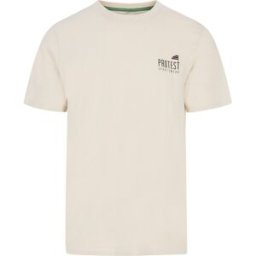 Protest Camiseta de hombre Oxford . (M) Blanco roto
