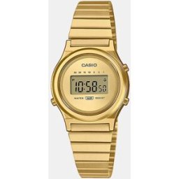 Casio Reloj de mujer Vintage LA700WEG-9AEF Digital de acero dorado. Oro