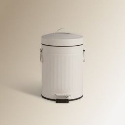 El Corte Inglés Papelera de baño con pedal retro . (3 litros) Blanco roto
