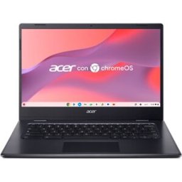 Acer Portátil Chromebook 314 CBOA314-1H, Intel Celeron N4500, 8GB, 128GB eMMC, 14" FullHD, ChromeOS, Negro. Negro