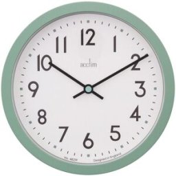 Acctim Reloj de pared Suecia . Verde menta