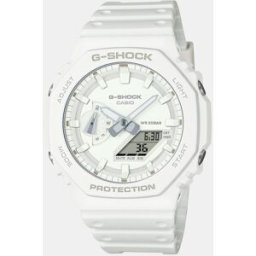 Casio Reloj GA-2100-7A7ER Tone on Tone Sostenible de resina blanco. Blanco
