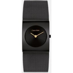 Calvin Reloj de mujer Pulse 25100109 de acero negro. Negro
