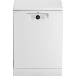 Beko Lavavajillas Power Intense, 15 servicios, 60 cm, 3ª Bandeja Flexi - BDFN26540WP. Blanco