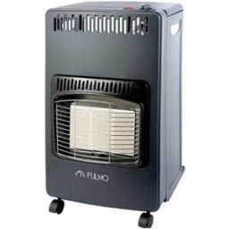 AVANZZA Estufa Gas Portátil Infrarrojos Fulmo 4,2 kW. Negro