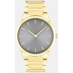 Calvin Reloj de mujer Linear Elegance 25100082 de acero dorado. Oro
