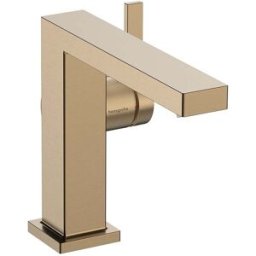 Hansgrohe Grifo monomando lateral para lavabo con vaciador automático y apertura en frio Tecturis E Fine 110 . Bronce cepillado