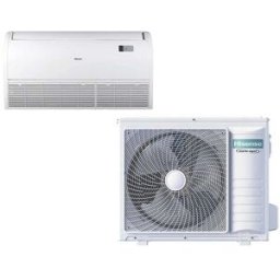 Hisense Aire acondicionado suelo-techo Inverter con 6020 frig-h y 6880 kcal-h - AVT71UR4RB8-AUW71U4RK8. Blanco