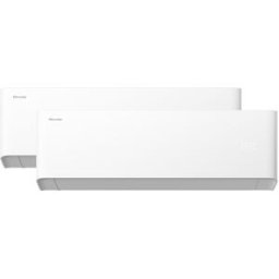 Hisense Aire acondicionado Multisplit 2x1 Inverter con 2.236 frig-h y 3.010 frig-h WiFi - 2AMW52HB912A. Blanco
