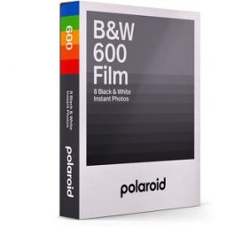 Polaroid Originals Película instantánea Polaroid 600 Blanco y Negro, 8 hojas.