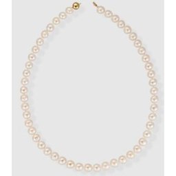 El Corte Inglés Collar perlas blancas con oro . Blanco