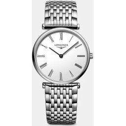 Longines Reloj de mujer La Grande Classique de L45124116 de acero. Blanco