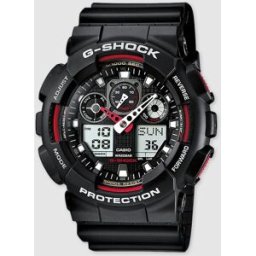 Casio Reloj de hombre G-SHOCK GA-100-1A4ER Luz LED automática. Negro