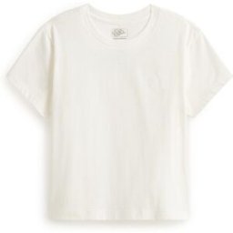 Vans Camiseta de mujer Salton Crew SS Tee . Blanco roto