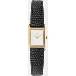 Daniel Wellington Reloj de mujer Bound Mini DW00100903 de piel negro. Blanco