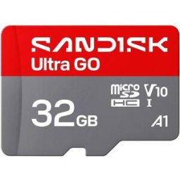 SanDisk Tarjeta de memoria MicroSDHC Ultra GO 32GB.
