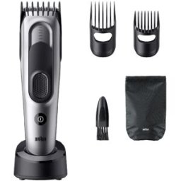 Braun Cortapelos Series 7 HC7590 + 5 accesorios. Negro / Gris