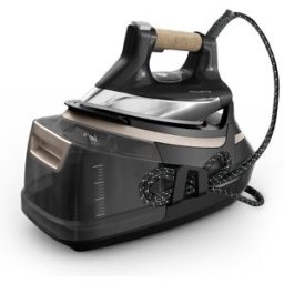 Rowenta Centro de planchado Eco Steam Pro DG9661 con Tecnología Microsteam 400 HD 3D Láser. Negro / Beige