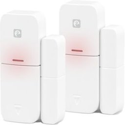 GARZA Sensor Wi-Fi Apertura Puertas y Ventanas para Kit Seguridad Inteligente x2. Blanco