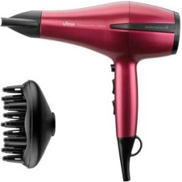 Ufesa Secador de pelo Radiance Pro 2400W. Rojo