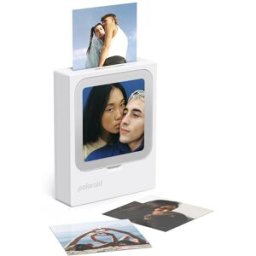 Polaroid Impresora Fotográfica Hi-Print 3x3 + 60 hojas de impresión. Blanco